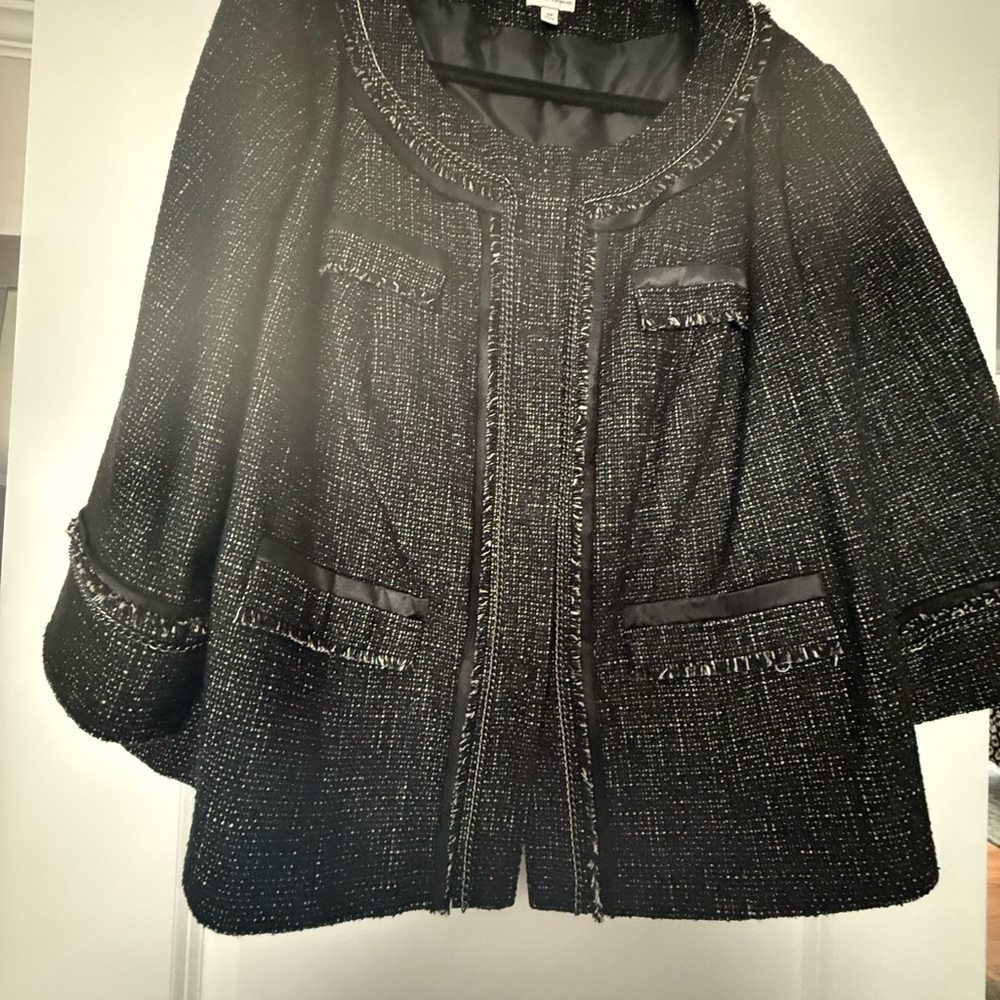 Halogen Black and White Structured Blazer